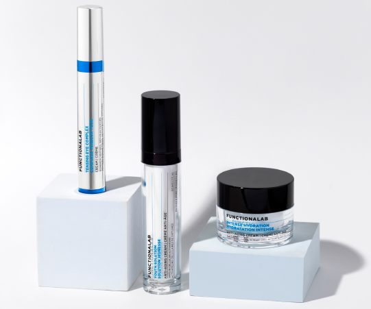 Images shows Functionalab A combination of skincare products to optimize your routine
